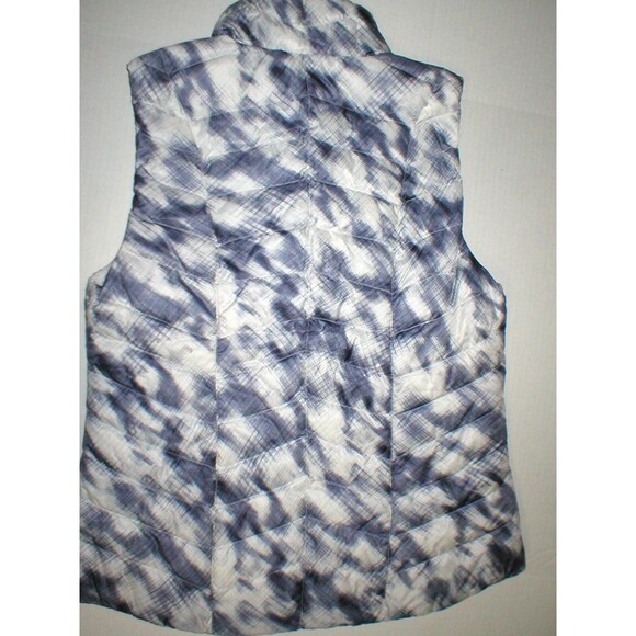 New $168 Athleta Womens White Gray Vest XXS Warm NWT 00 0 2 Featherdry 800 Fill - Picture 7 of 8